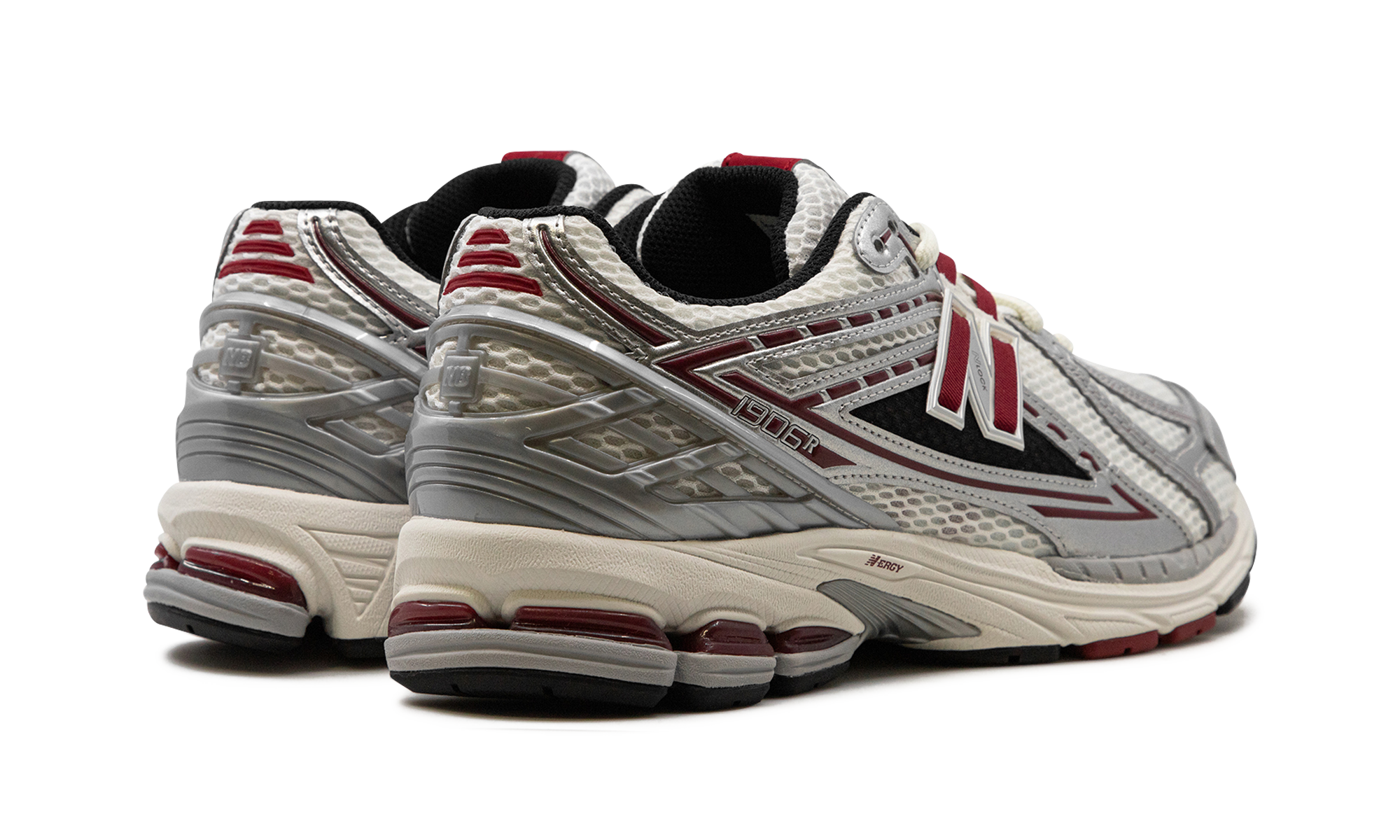 New Balance 1906R Silver Crimson 4