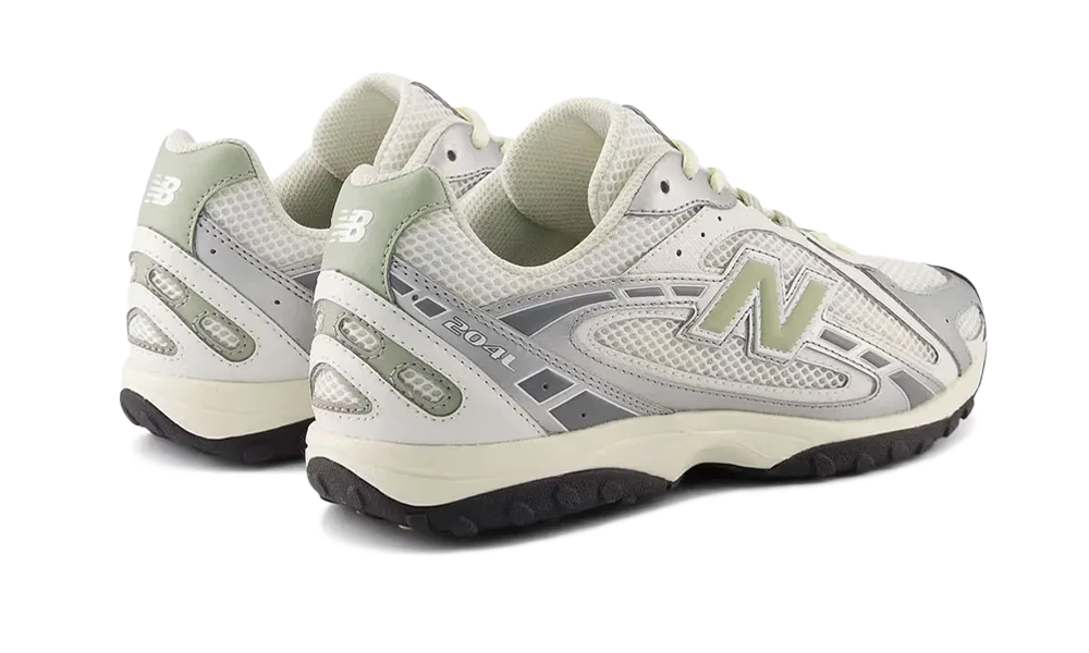 New Balance 204L Silver Metallic Sage Green 3