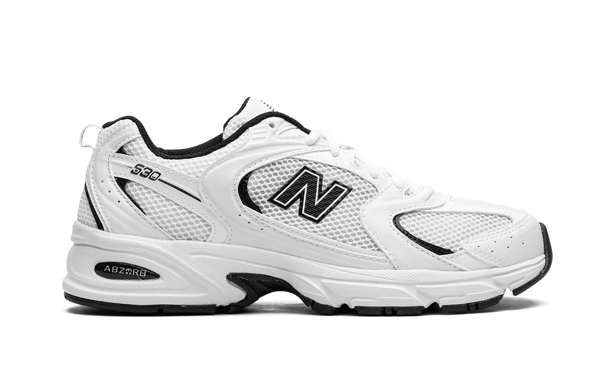 New Balance 530 White Black Details 7