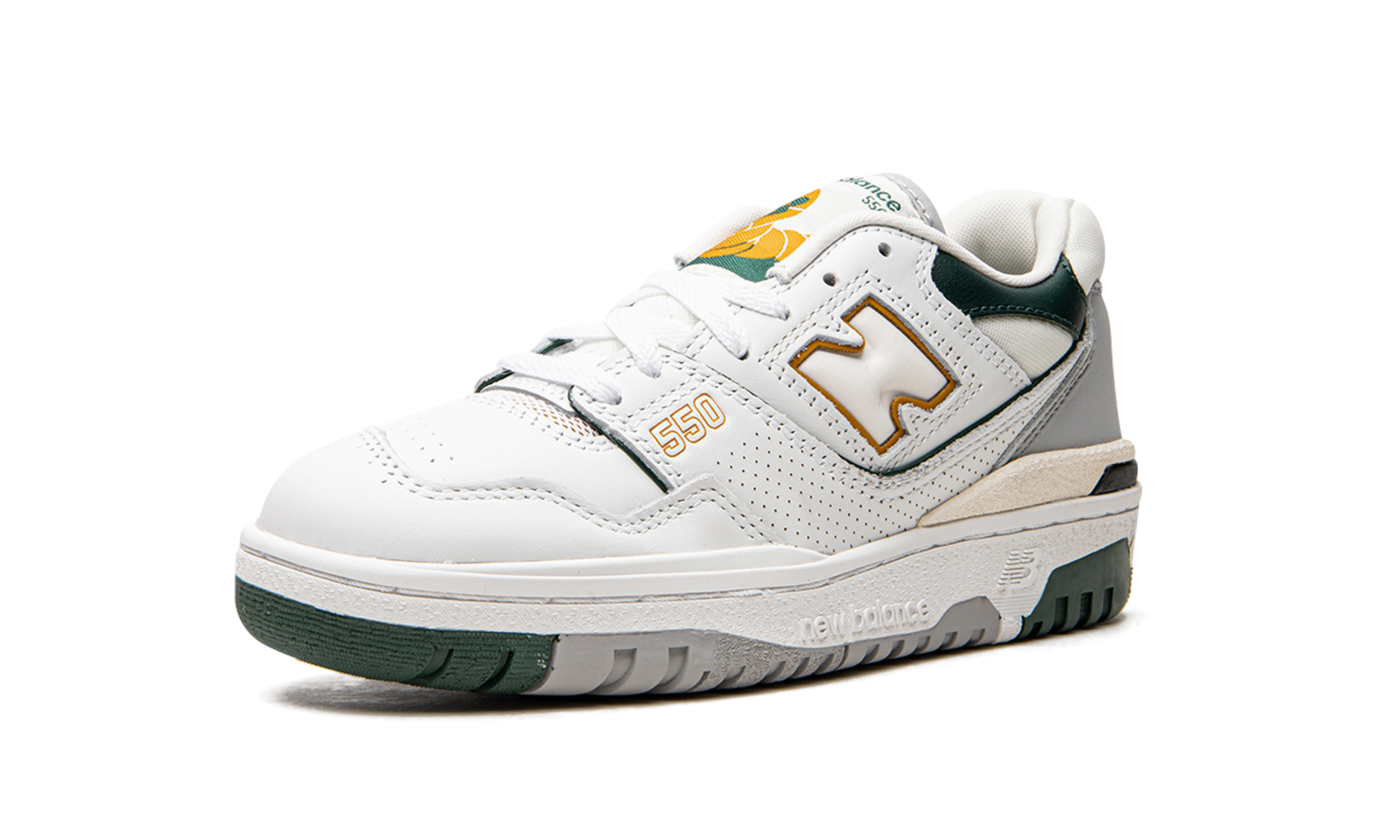 New Balance 550 White Nightwatch Green 8