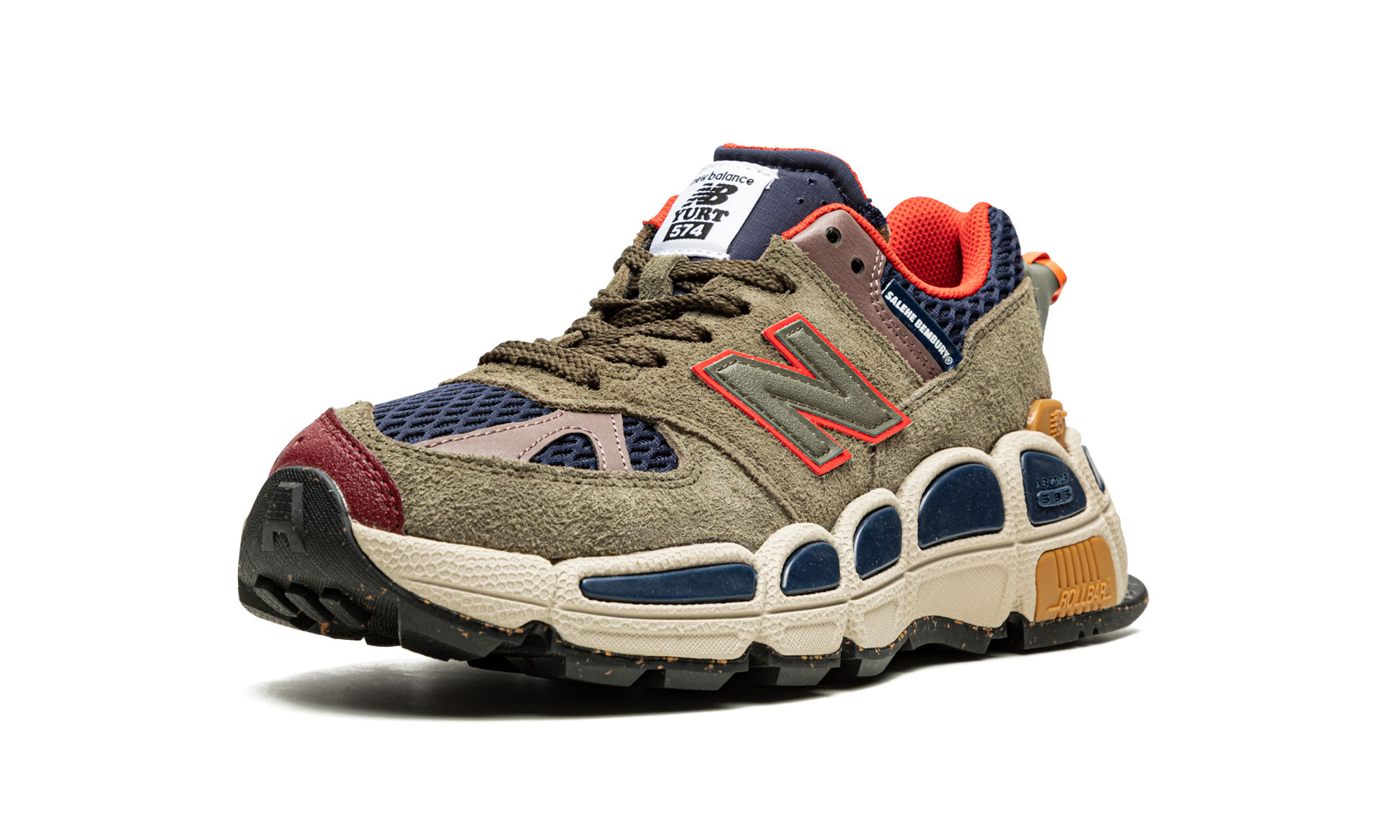 New Balance 574 Salehe Bembury Yurt Team Forest Green 4
