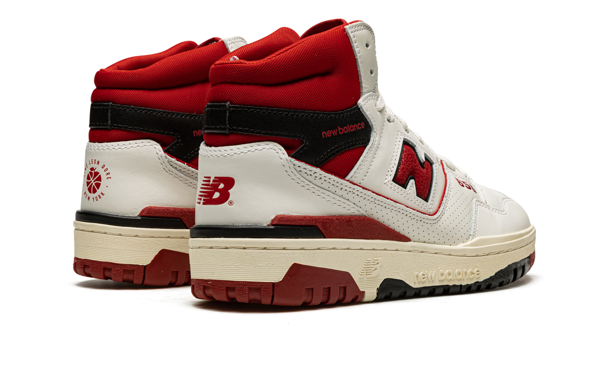 New Balance 650R Aime Leon Dore White Red 3