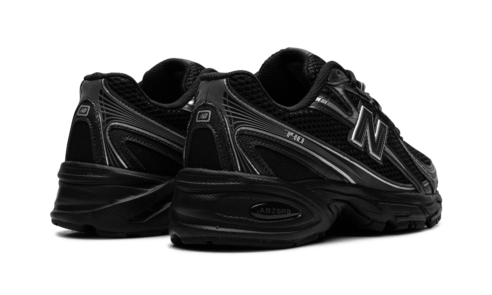 New Balance 740v2 Black Grey Silver 4