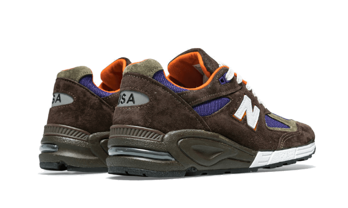 New Balance 990 V2 Made In Usa Brown Purple 3