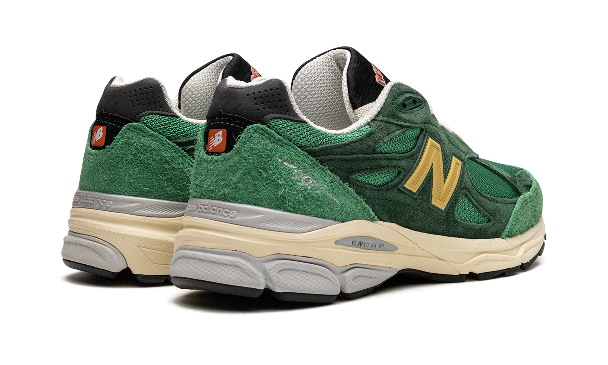 New Balance 990v3 MiUSA Varsity Green Gold 4
