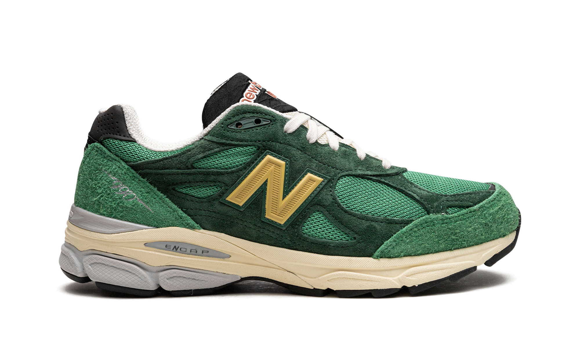 New Balance 990v3 MiUSA Varsity Green Gold 7