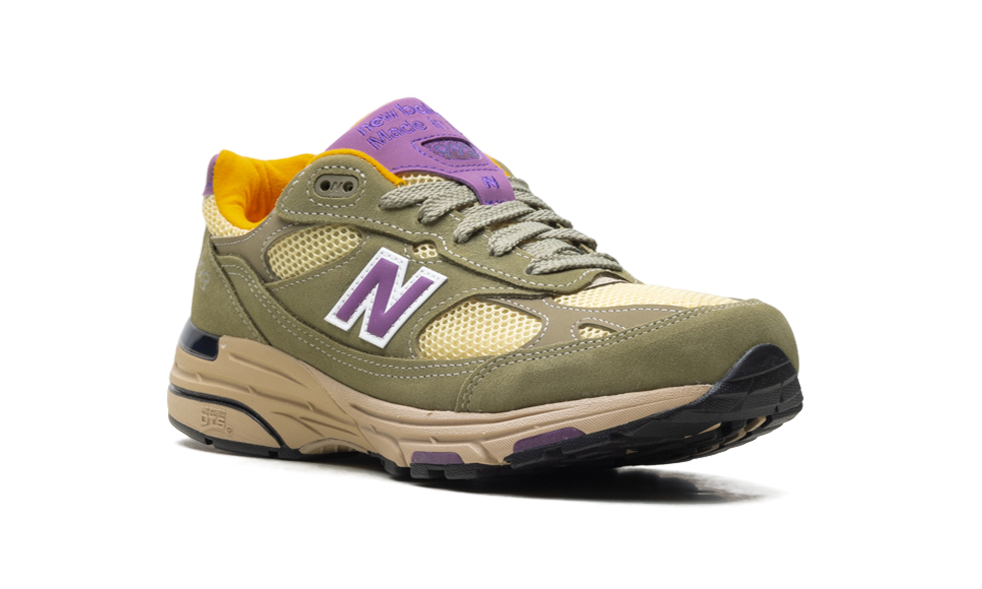 New Balance 993 MiUSA Teddy Santis Olive Leaf Maize 2