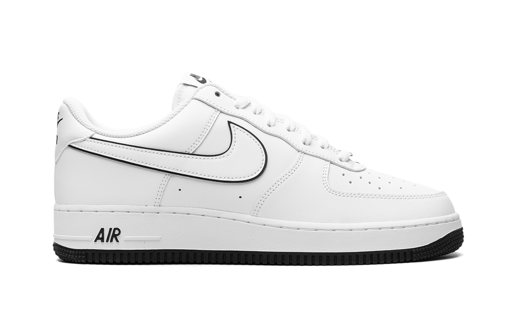 Nike Air Force 1 '07 Low 'White Black Outline Swoosh' 7
