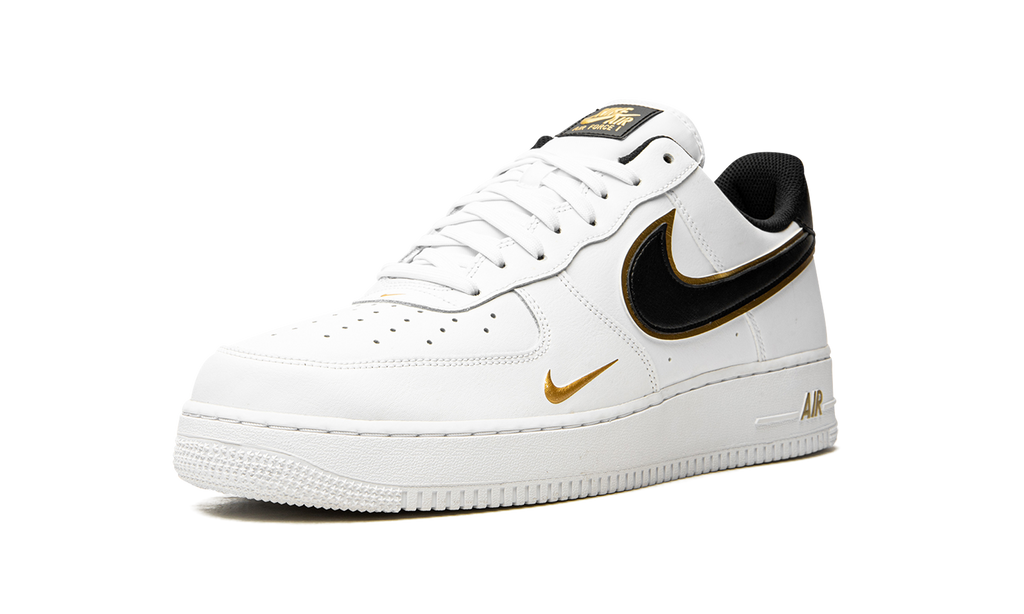 Nike Air Force 1 Low 07 LV8 Double Swoosh White Metallic Gold 5
