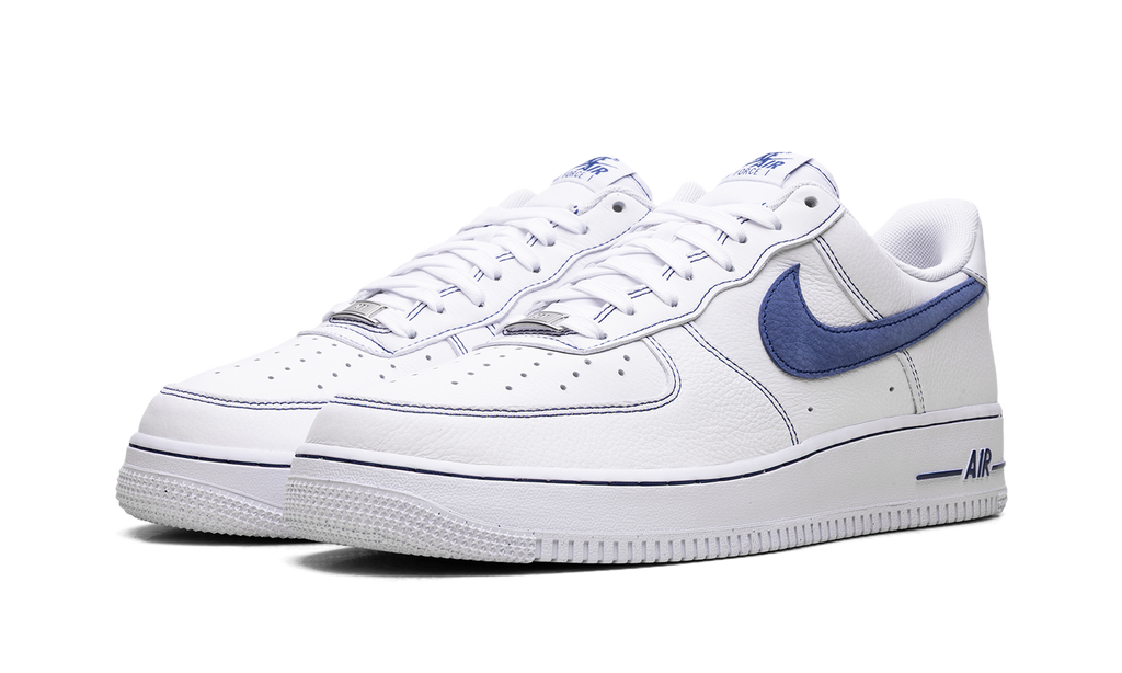Nike Air Force 1 Low '07 LV8 White Deep Royal Blue 3