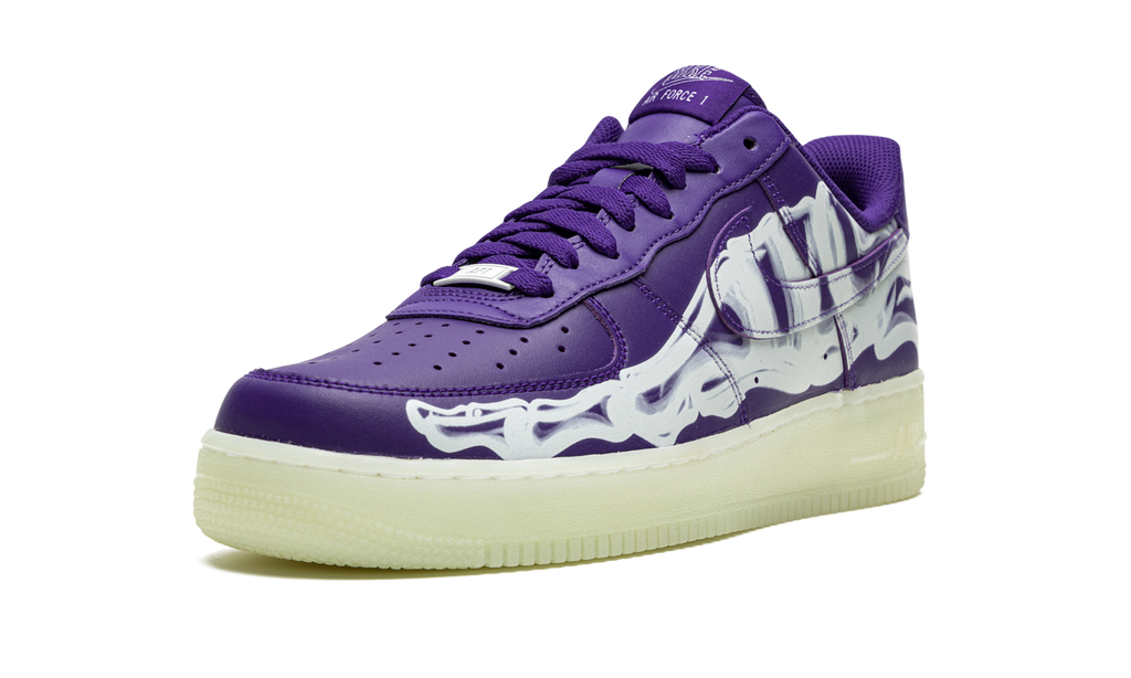 Nike Air Force 1 Low '07 QS Purple Skeleton Halloween (2021) 5