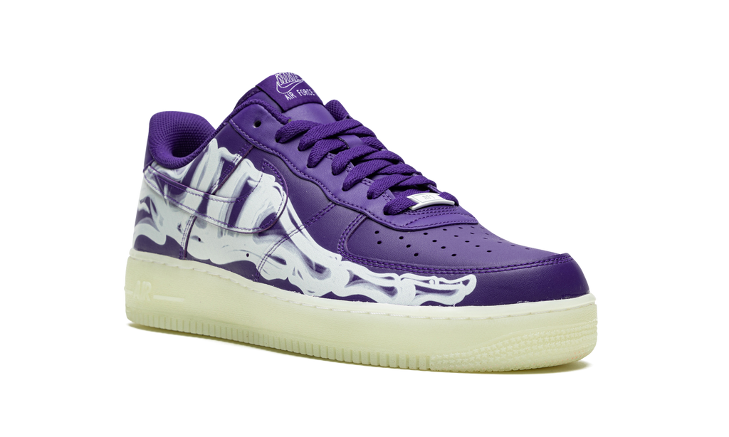 Nike Air Force 1 Low '07 QS Purple Skeleton Halloween (2021) 8
