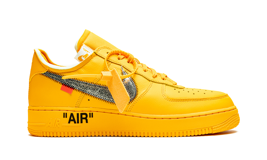 Nike Air Force 1 Low Off-White University Gold Metallic Silver 7