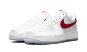 Nike Air Force 1 Low Satin White Red (W) 3