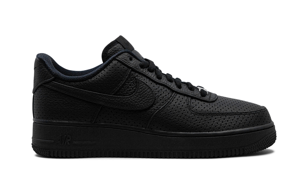 Nike Air Force 1 Low SP Triple Black Perforated 7