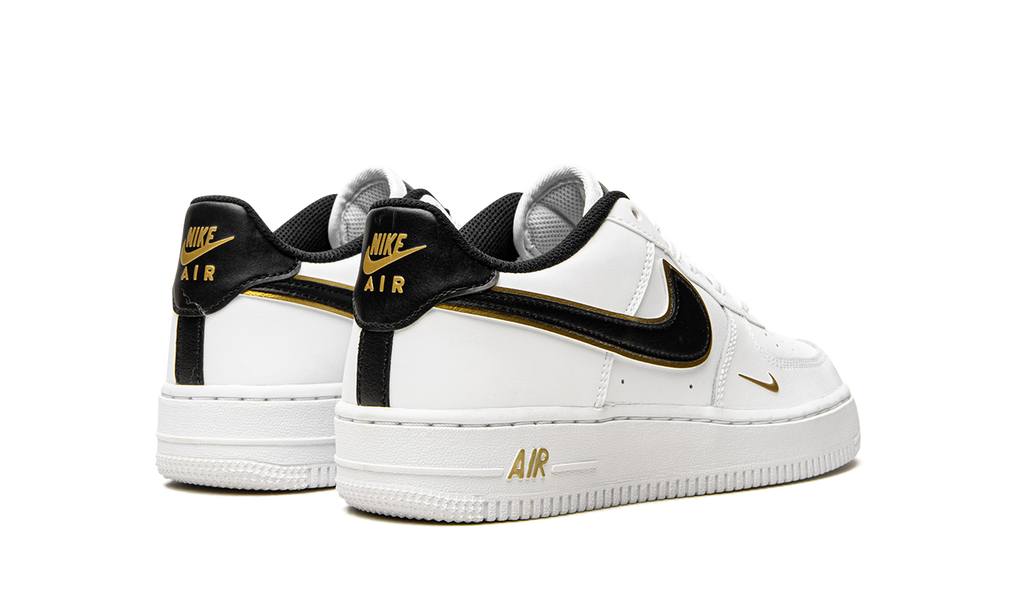 Nike Air Force 1 Low White Black Mini Swoosh (GS) 4