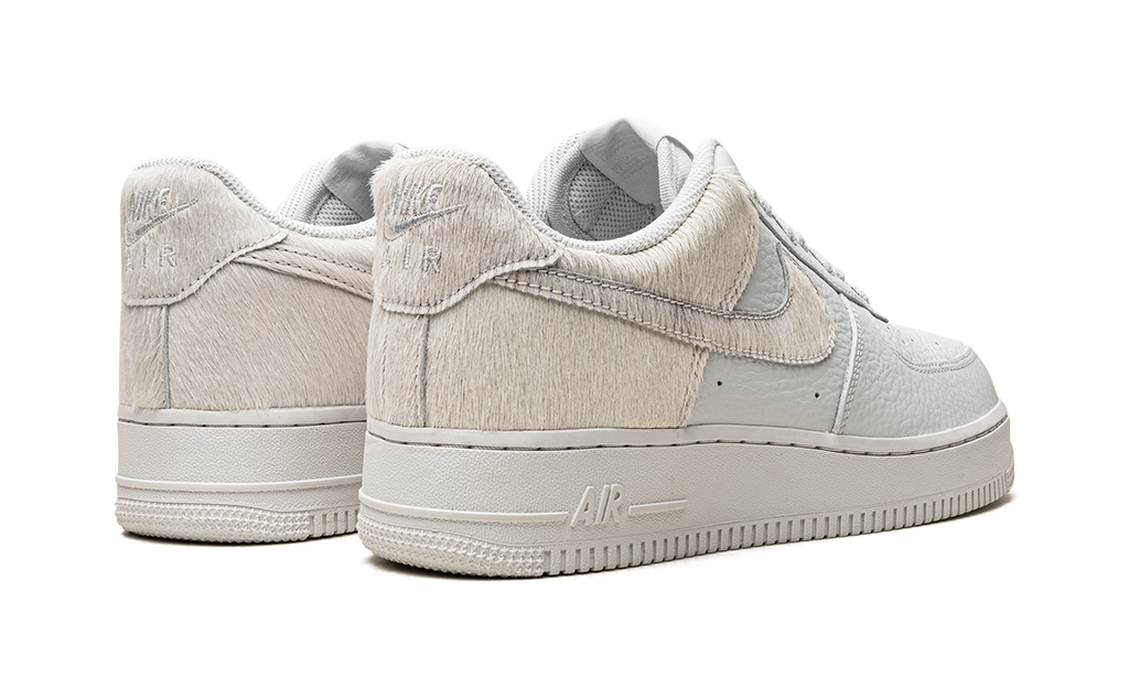 Nike Air Force 1 Low White Pony Hair Heel 4