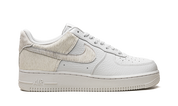 Nike Air Force 1 Low White Pony Hair Heel 7