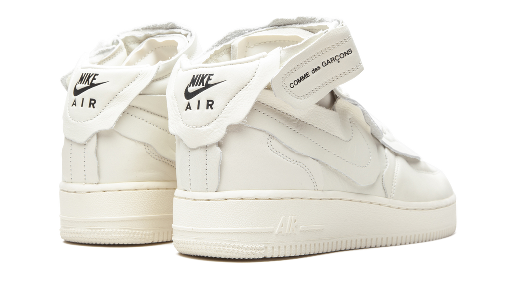 Nike Air Force 1 Mid Comme des Garcons White 4