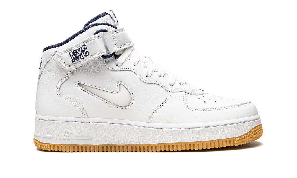 Nike Air Force 1 Mid QS Jewel NYC White Midnight Navy 7