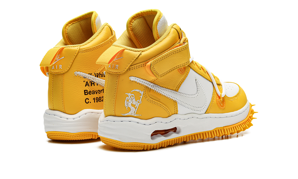 Nike Air Force 1 Mid SP x Off-White Varsity Maize 4