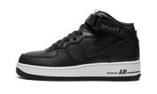 Nike Air Force 1 Mid Stussy Black White 1