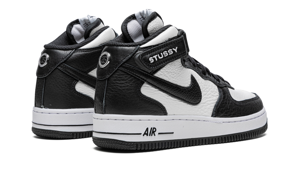 Nike Air Force 1 Mid Stussy Grey Black 4