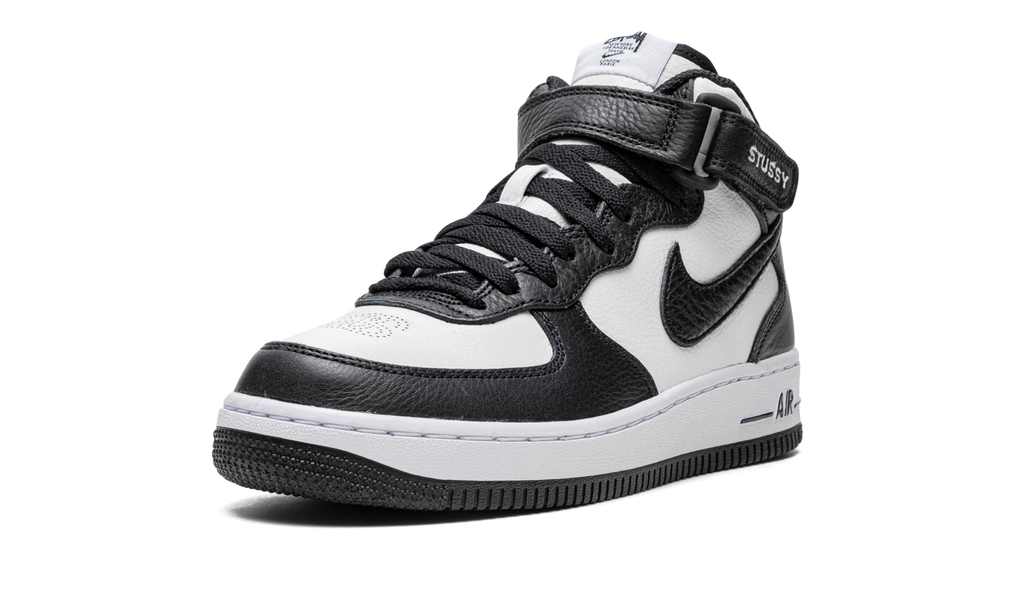 Nike Air Force 1 Mid Stussy Grey Black 5