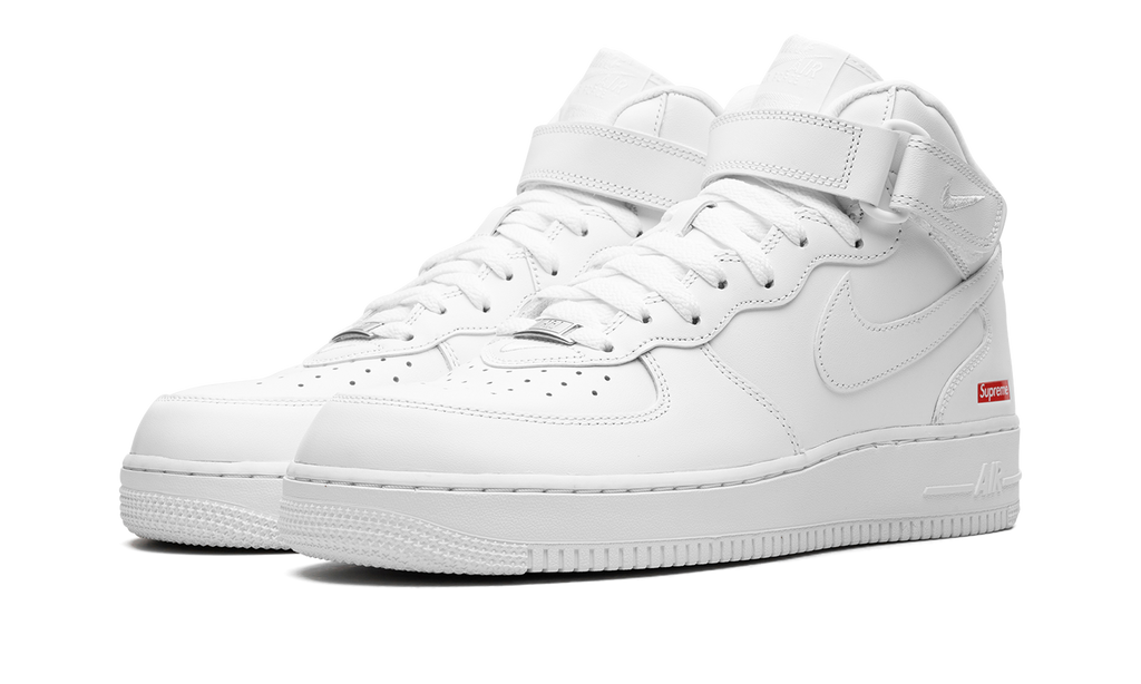 Nike Air Force 1 Mid Supreme White 3