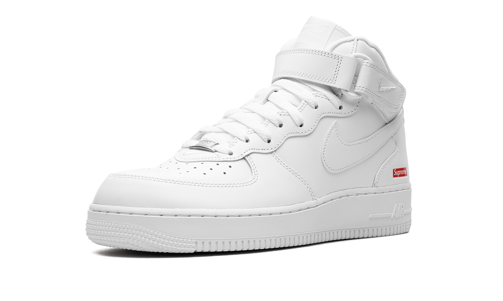 Nike Air Force 1 Mid Supreme White 5