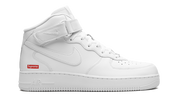 Nike Air Force 1 Mid Supreme White 7