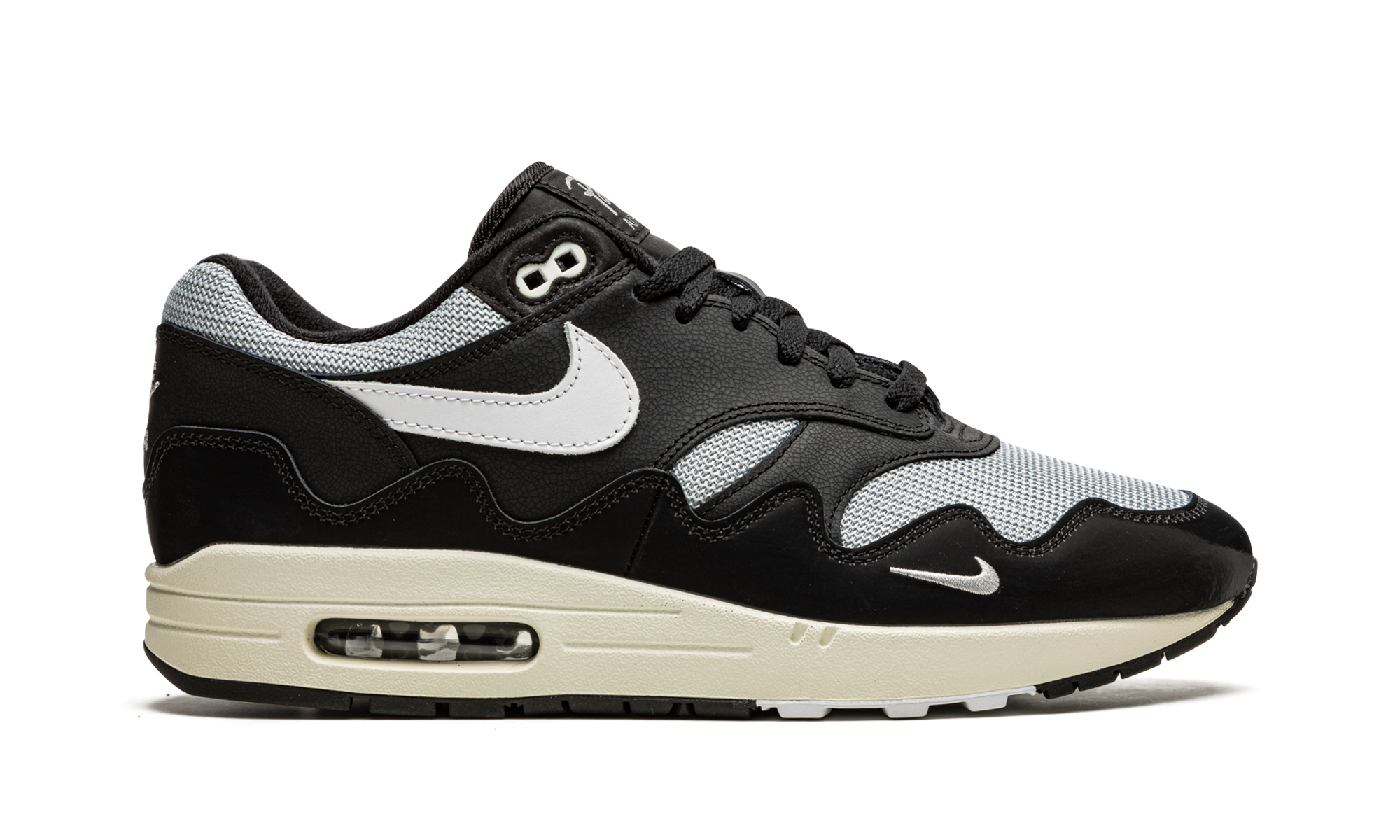 Nike Air Max 1 Patta Black Grey (Special Box + Bracelet)