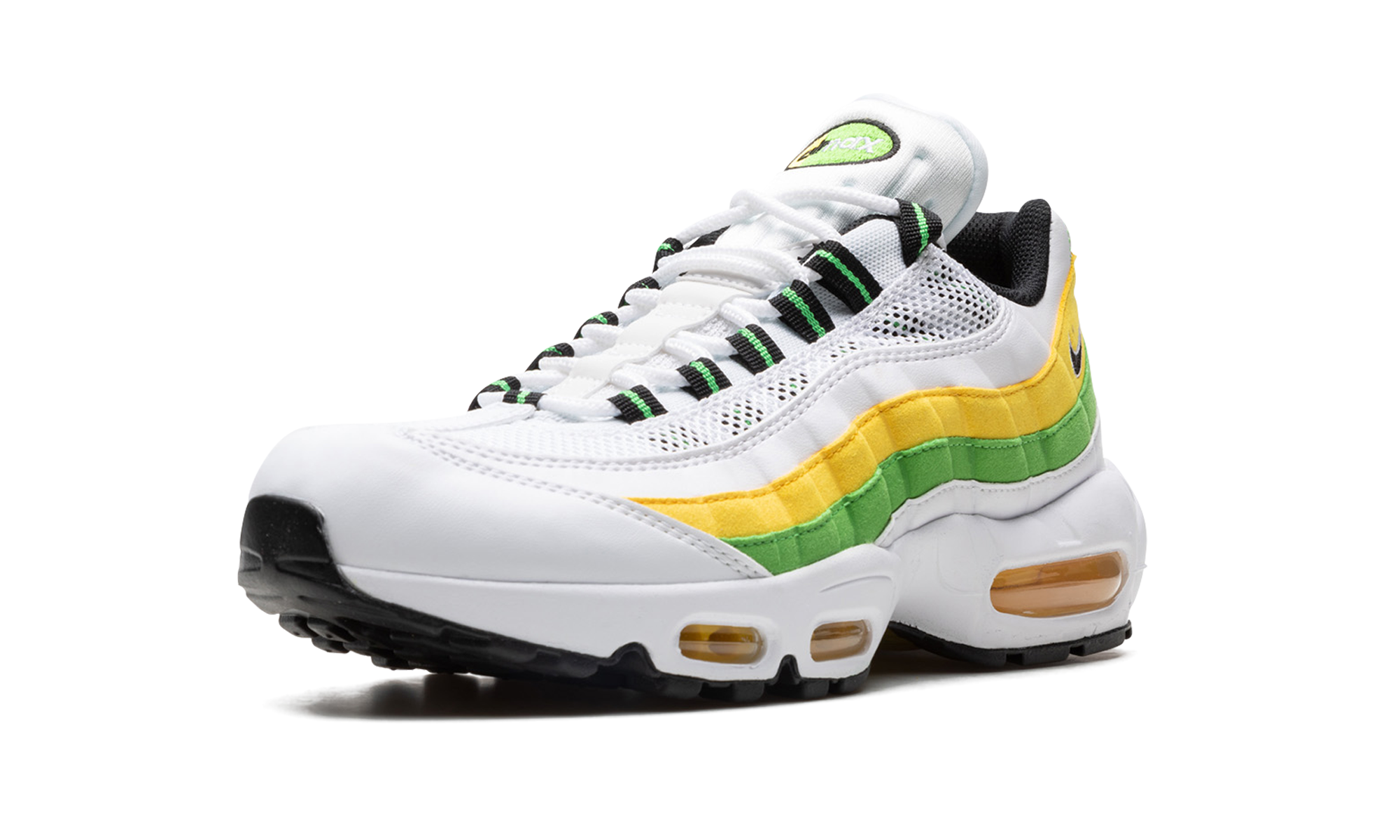 Nike Air Max 95 Essential White Green Apple Tour Yellow 10