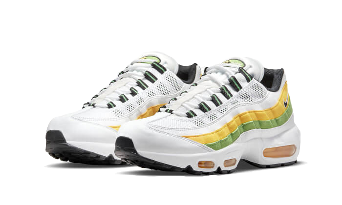 Nike Air Max 95 Essential White Green Apple Tour Yellow 2