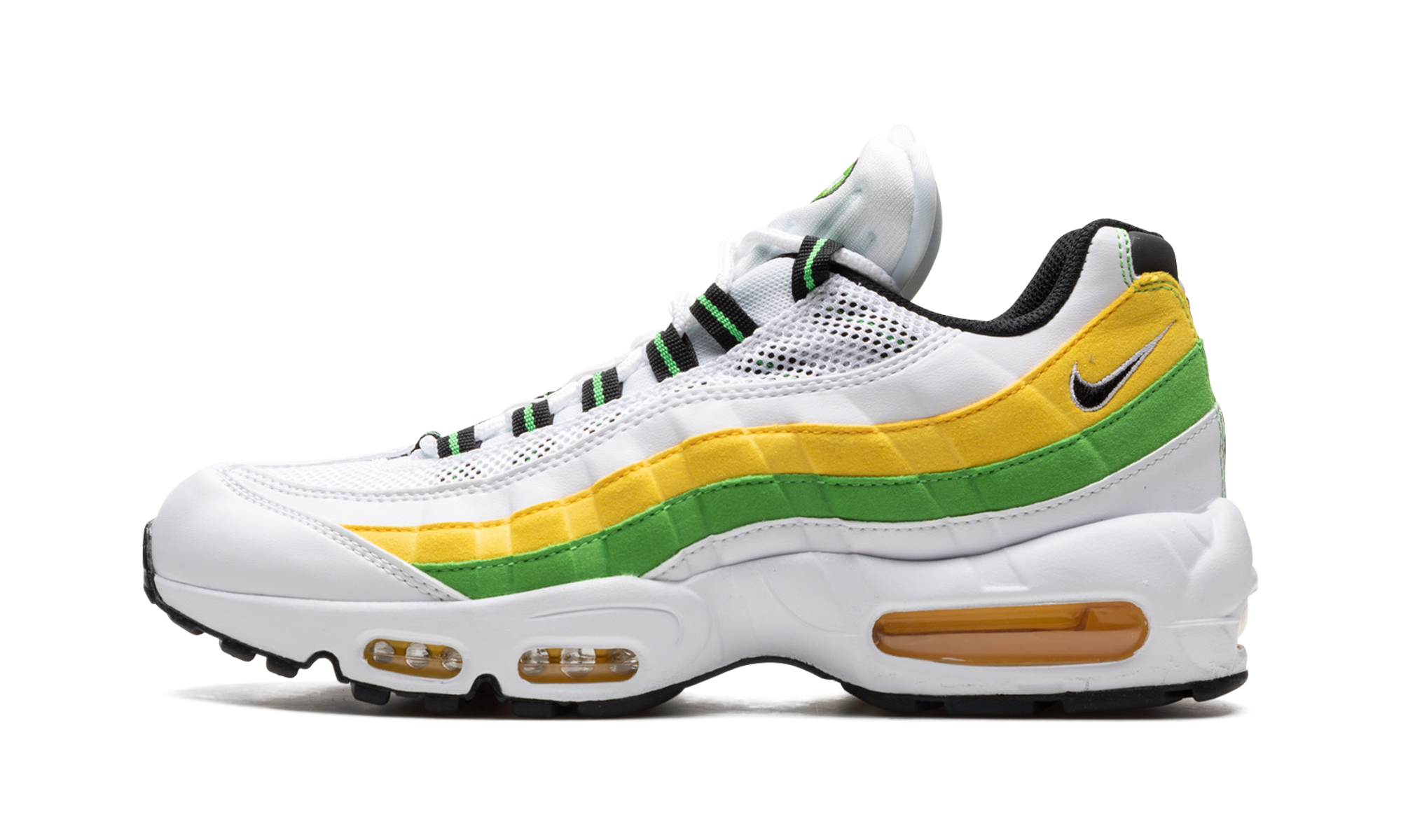Nike Air Max 95 Essential White Green Apple Tour Yellow 7