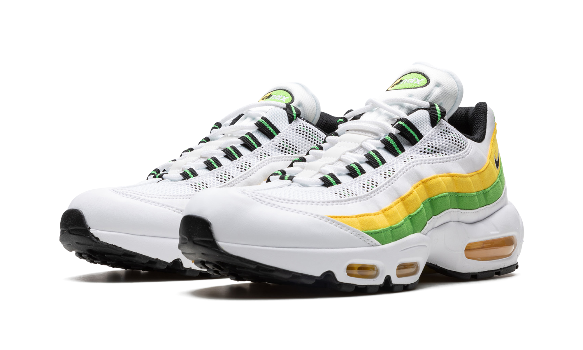 Nike Air Max 95 Essential White Green Apple Tour Yellow 8