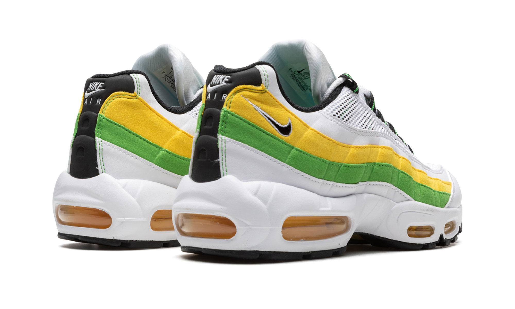 Nike Air Max 95 Essential White Green Apple Tour Yellow 9