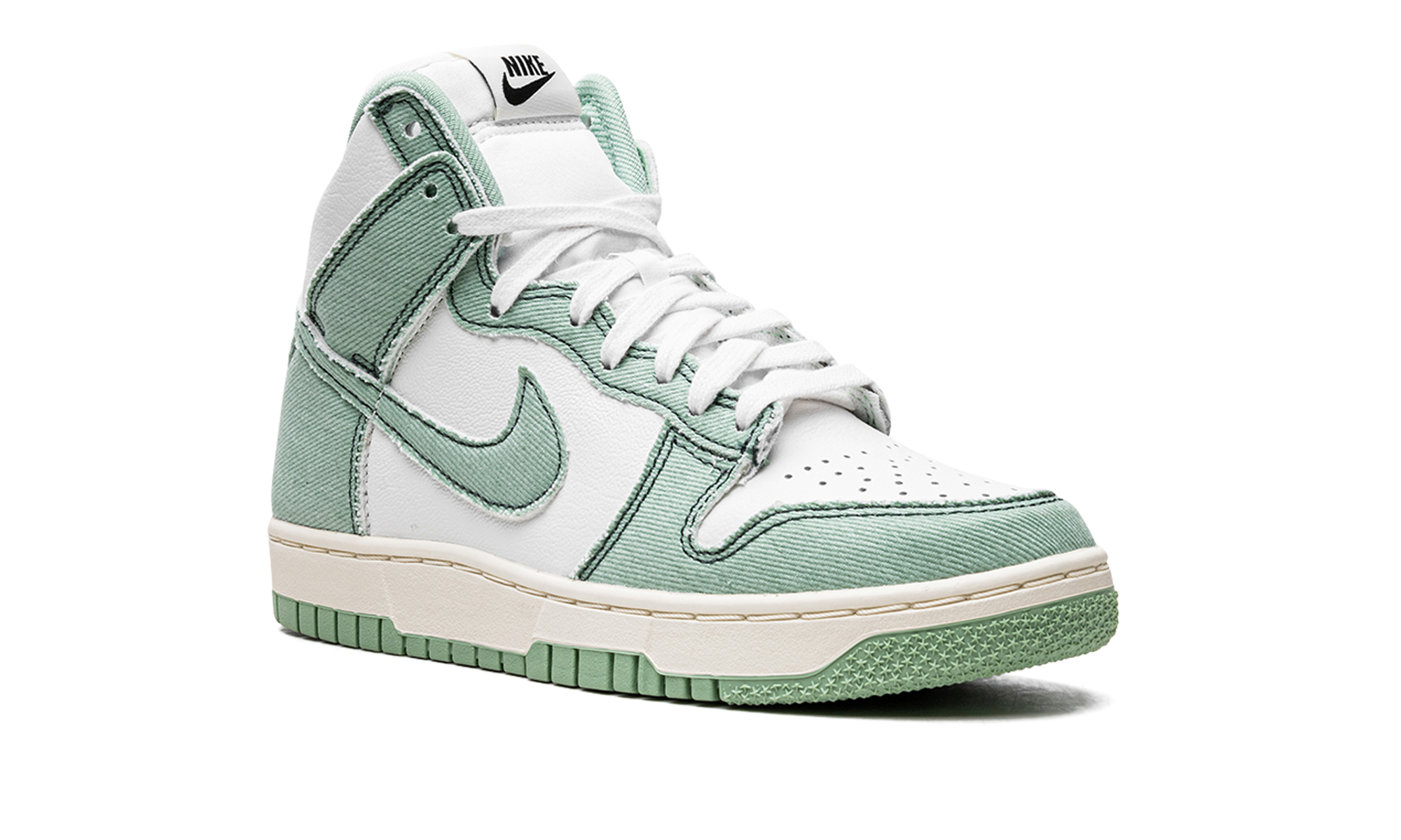 Nike Dunk High 1985 Green Denim 2