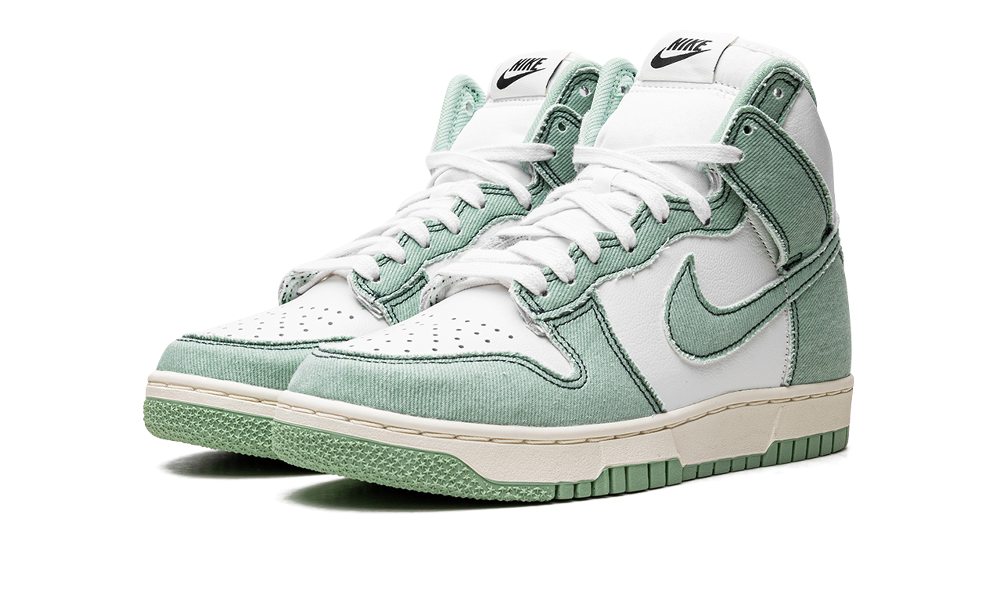 Nike Dunk High 1985 Green Denim 3