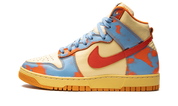 Nike Dunk High 1985 Orange Acid Wash 1