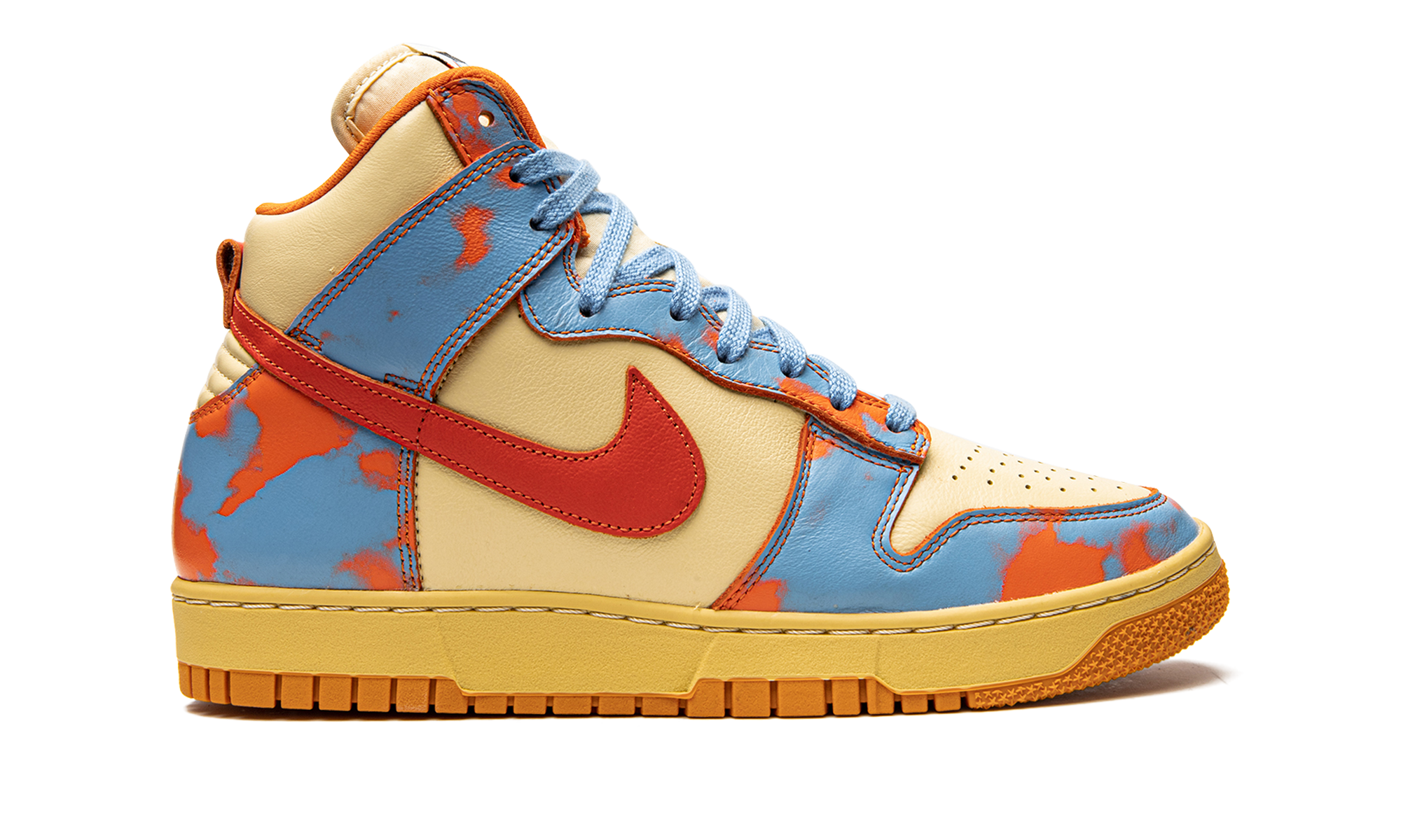 Nike Dunk High 1985 Orange Acid Wash 6