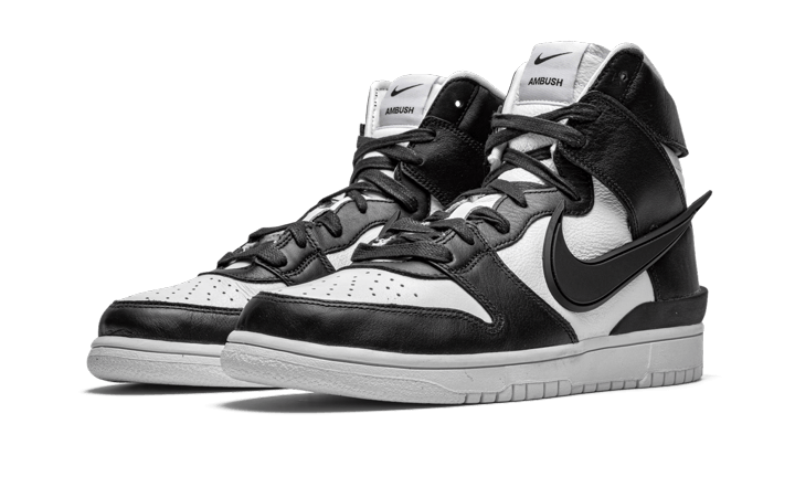 Nike Dunk High Ambush Black White 2
