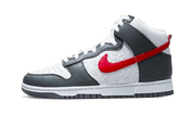 Nike Dunk High Embossed Basketball Gray Red 4