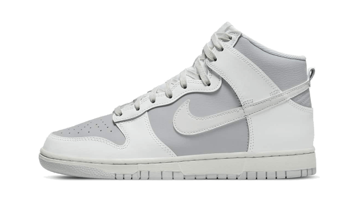 Nike Dunk High Retro Gray White 4