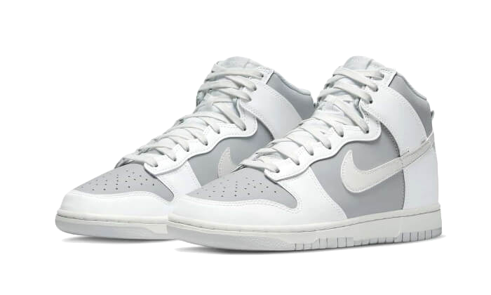 Nike Dunk High Retro Gray White 5