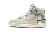 Nike Dunk High SE Tartan Plaid White Light Green (GS) 1