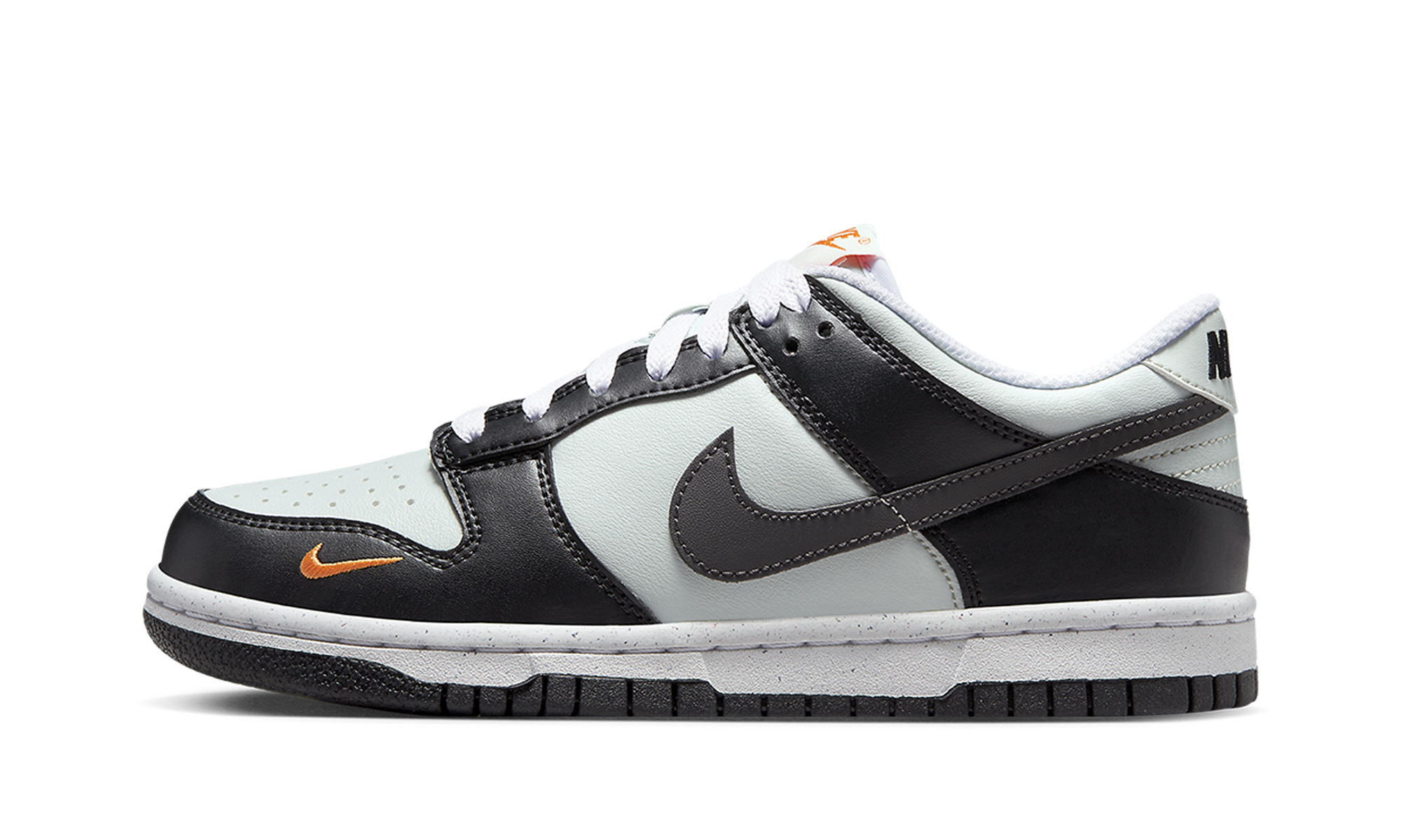 Nike Dunk Low Black Grey Orange 7