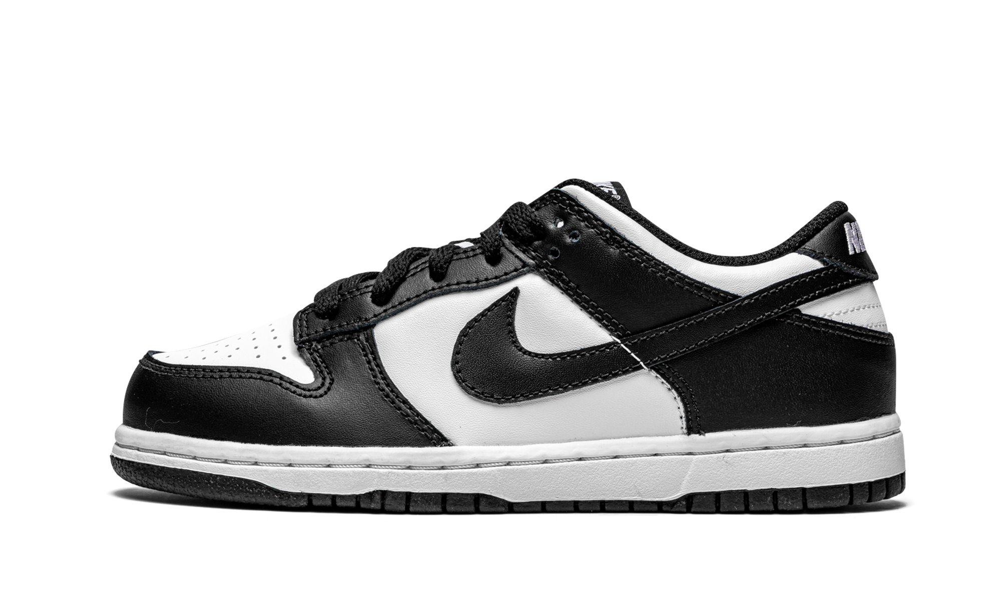 Nike Dunk Low Black White Child (PS) 7