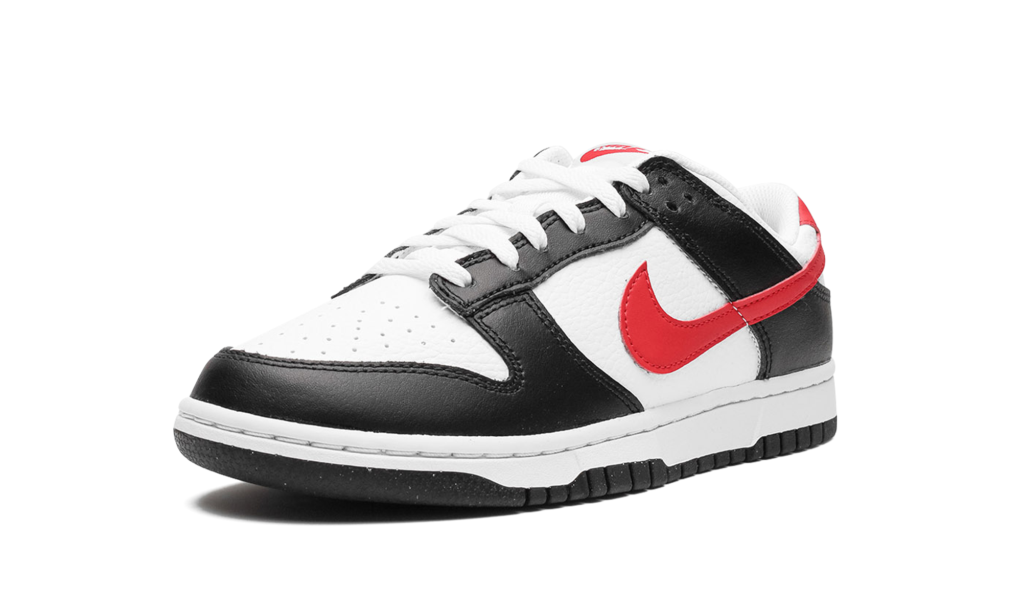 Nike Dunk Low Black White Red