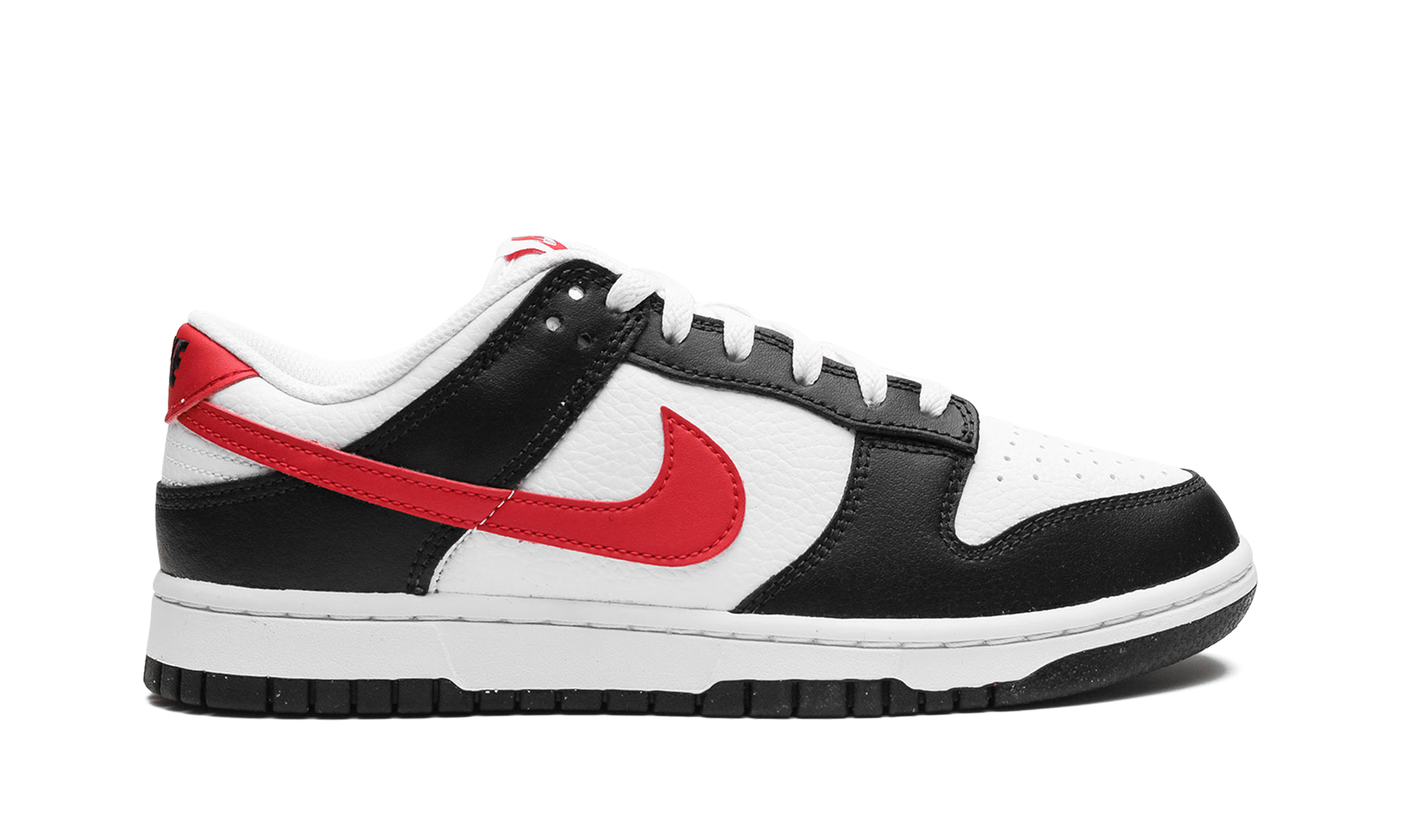 Nike Dunk Low Black White Red